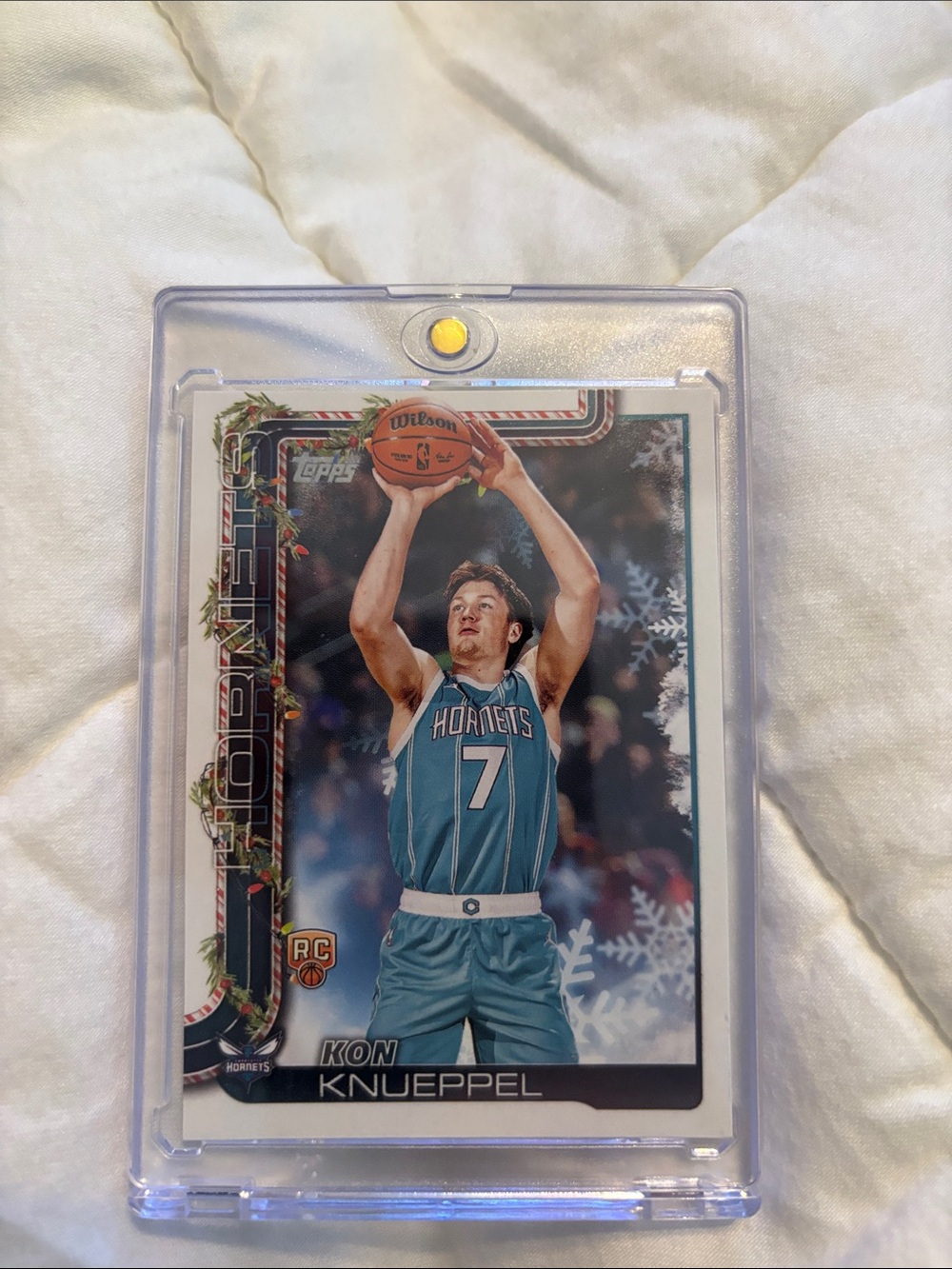Topps Kon Kueppel Basketball Card - Teal and White
